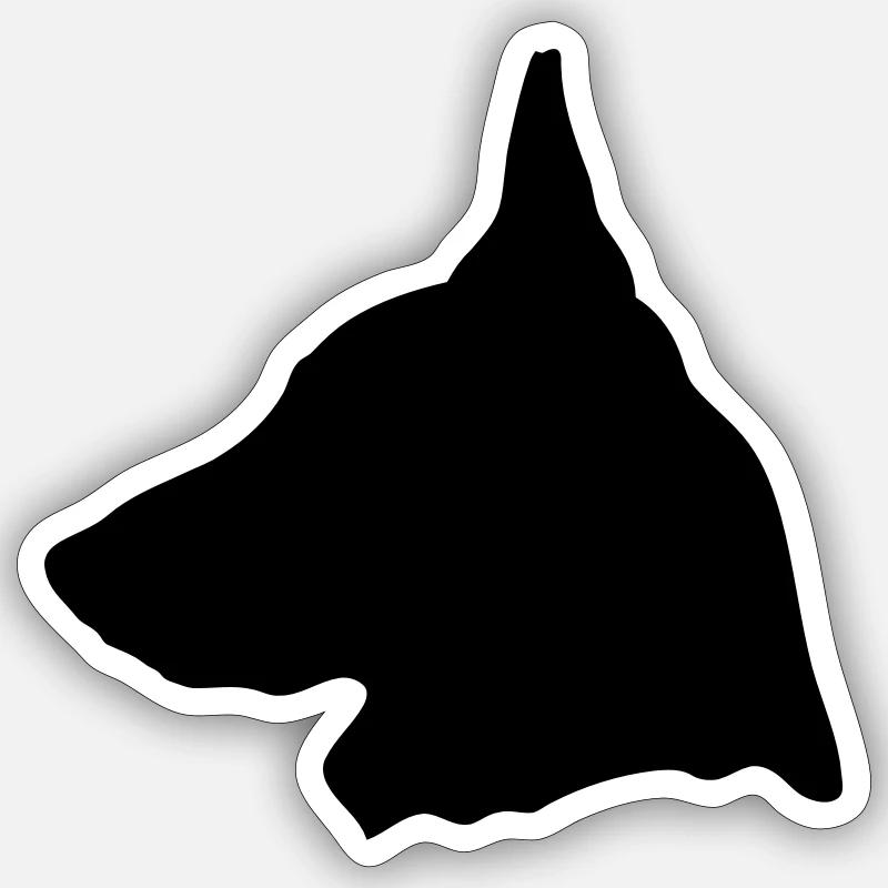 Shadow Mechelen Sticker size S (10 x 10 cm)