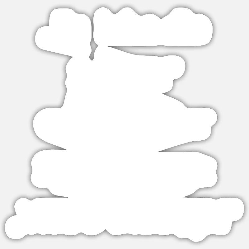 Long live the S-Bahn - Sticker size S (10 x 10 cm) - white matte