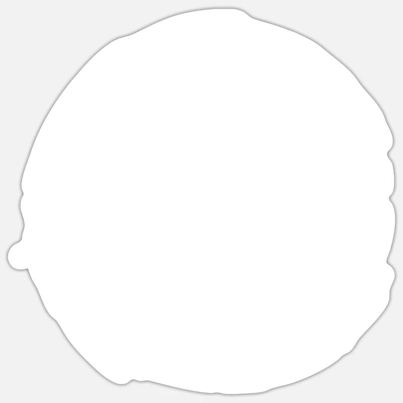 Kreis Design variante 1 - Sticker size S (10 x 10 cm) - white matte