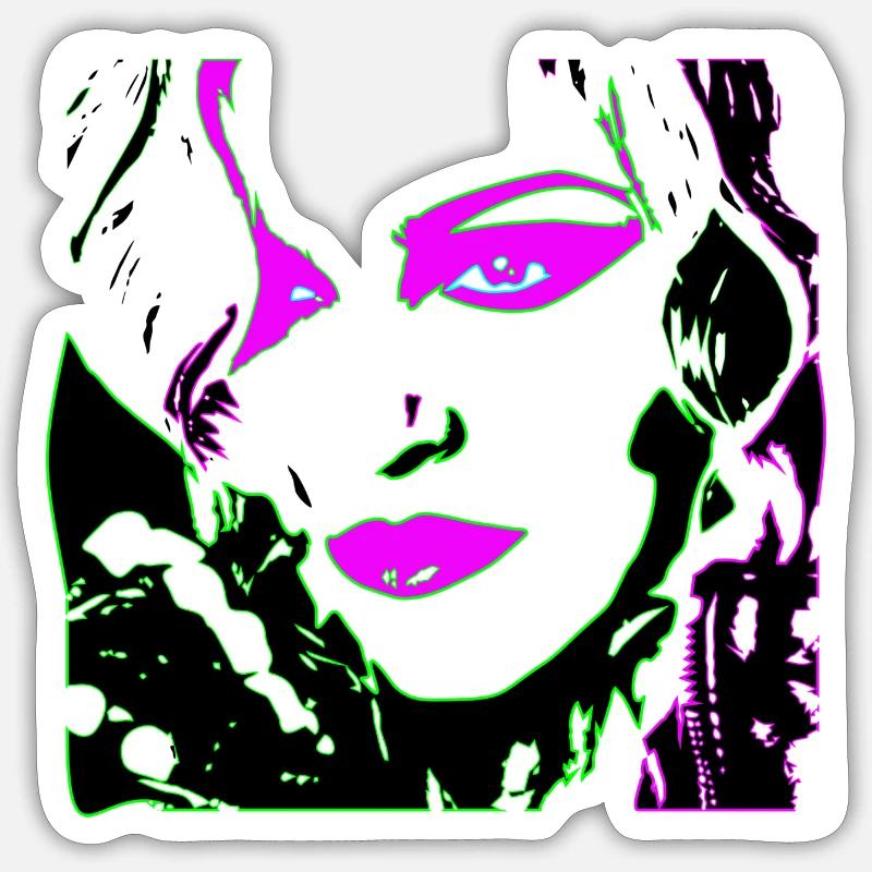 MAD 2 bless - Sticker size S (10 x 10 cm) - white matte