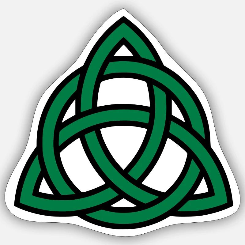 Celtic knot - Sticker size S (10 x 10 cm) - white matte