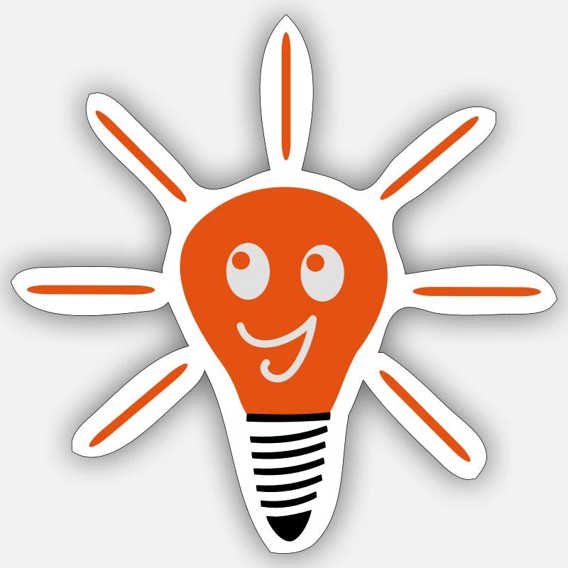 light Sticker size S (10 x 10 cm)