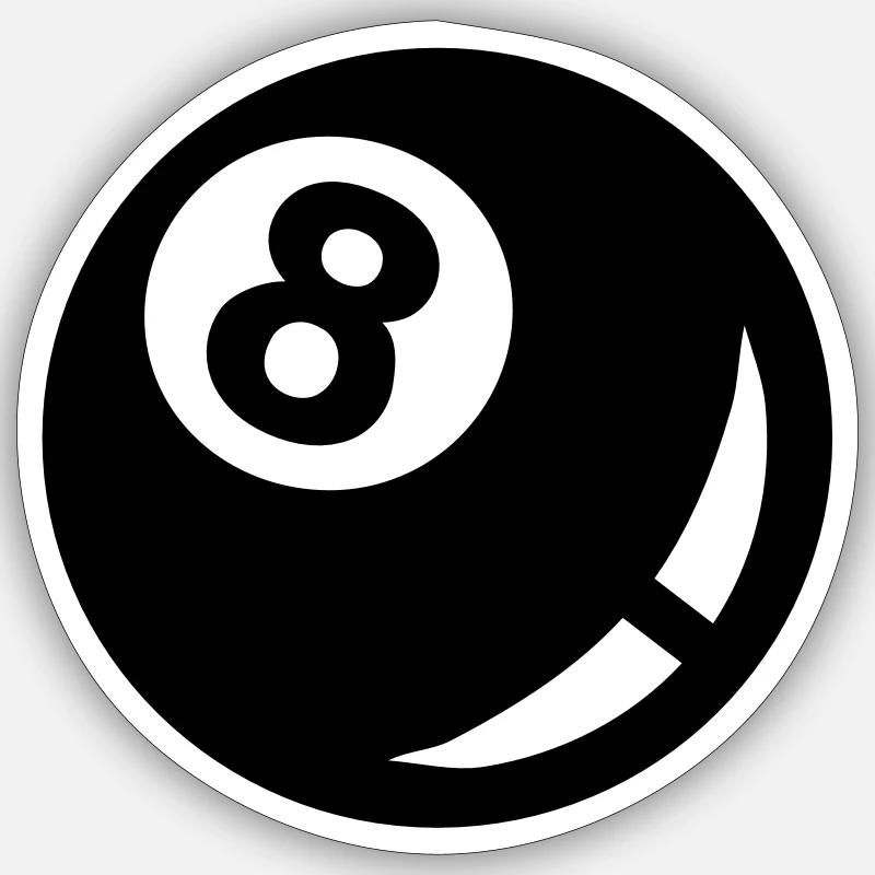 Pool Billards Sticker size S (10 x 10 cm)