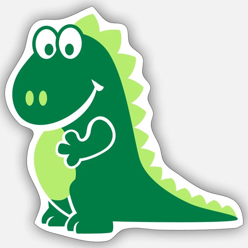 Drache - Sticker Größe S (10 x 10 cm) - Mattweiß