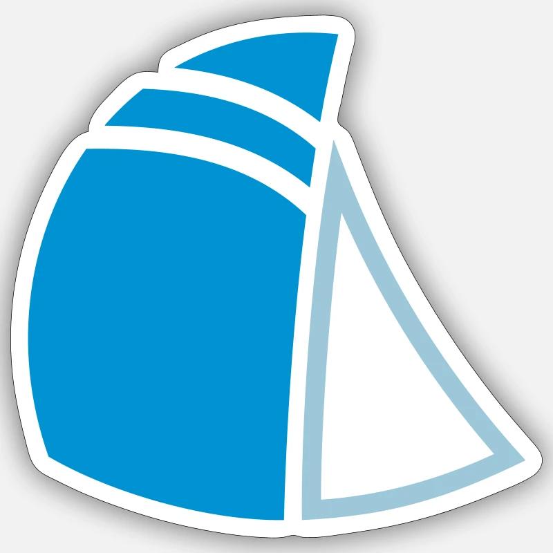 Sailing Sticker size S (10 x 10 cm)