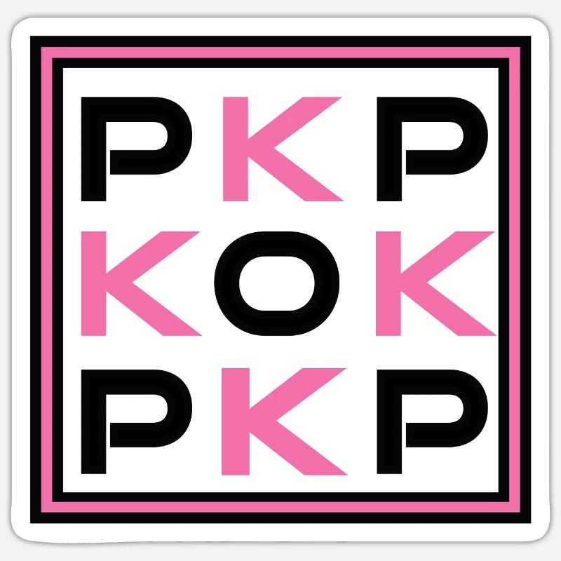 Stile di vita K-POP - Sticker formato S (10 x 10 cm) - bianco opaco