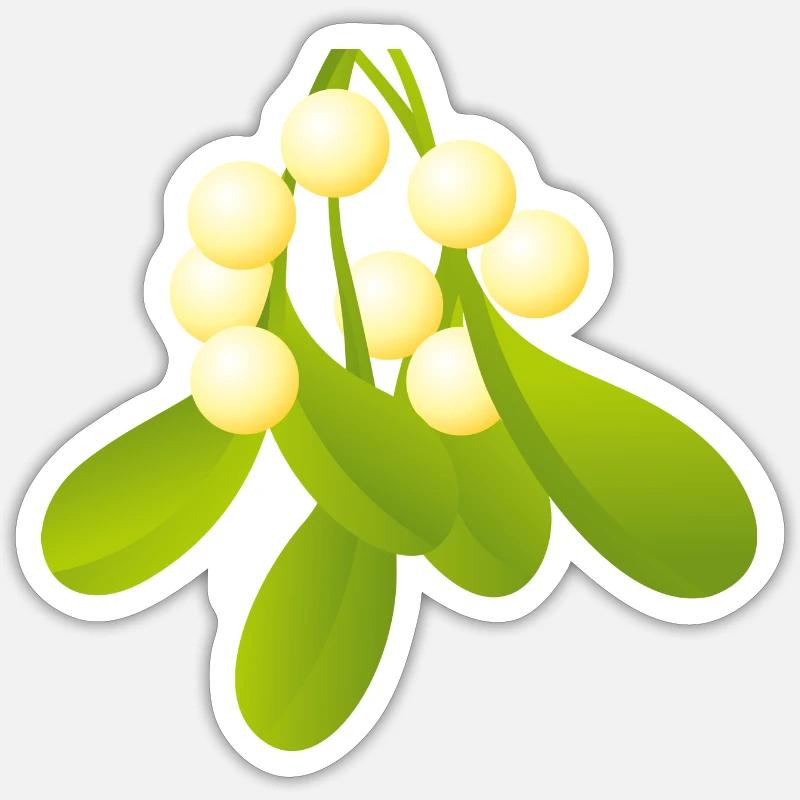 Smiley Viscum - Sticker taille S (10 x 10 cm) - blanc mat