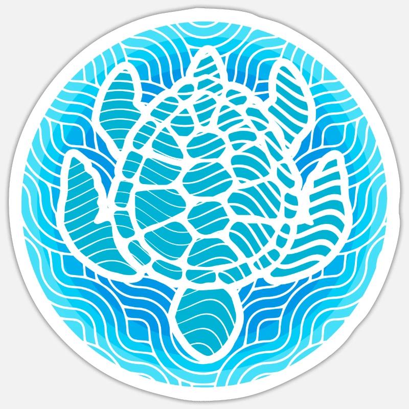 Turtle Sticker size S (10 x 10 cm)