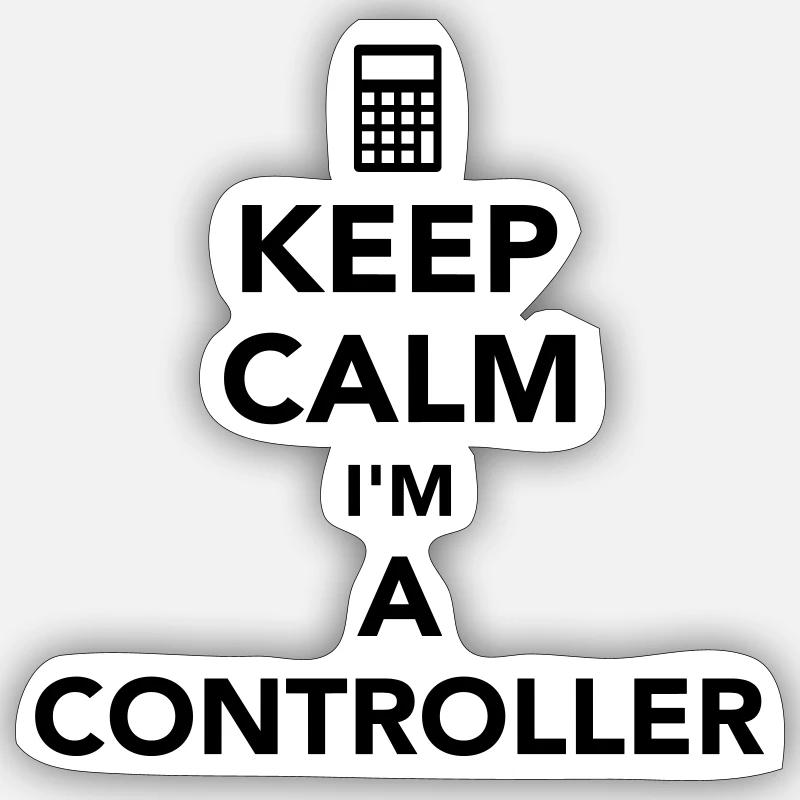 Controller - Sticker Größe S (10 x 10 cm) - Mattweiß
