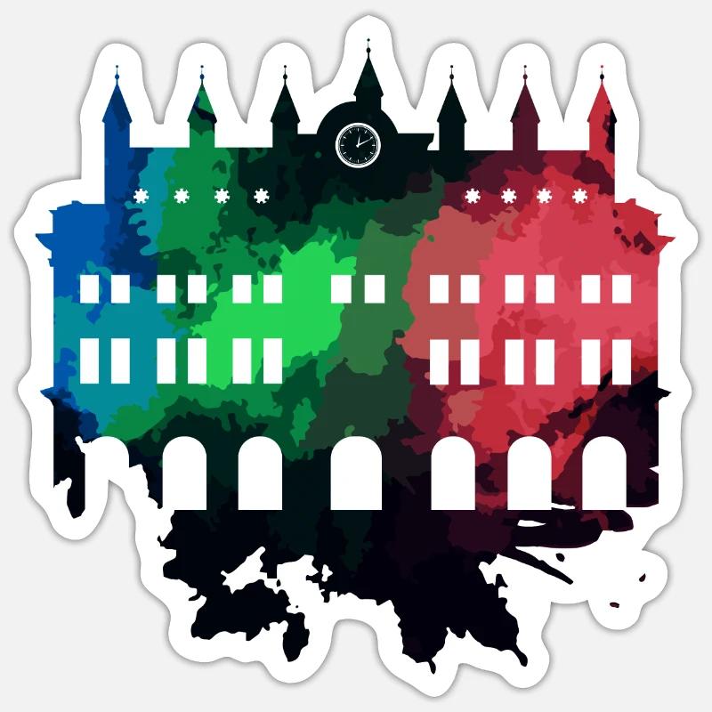 Sticker Größe S (10 x 10 cm) - 