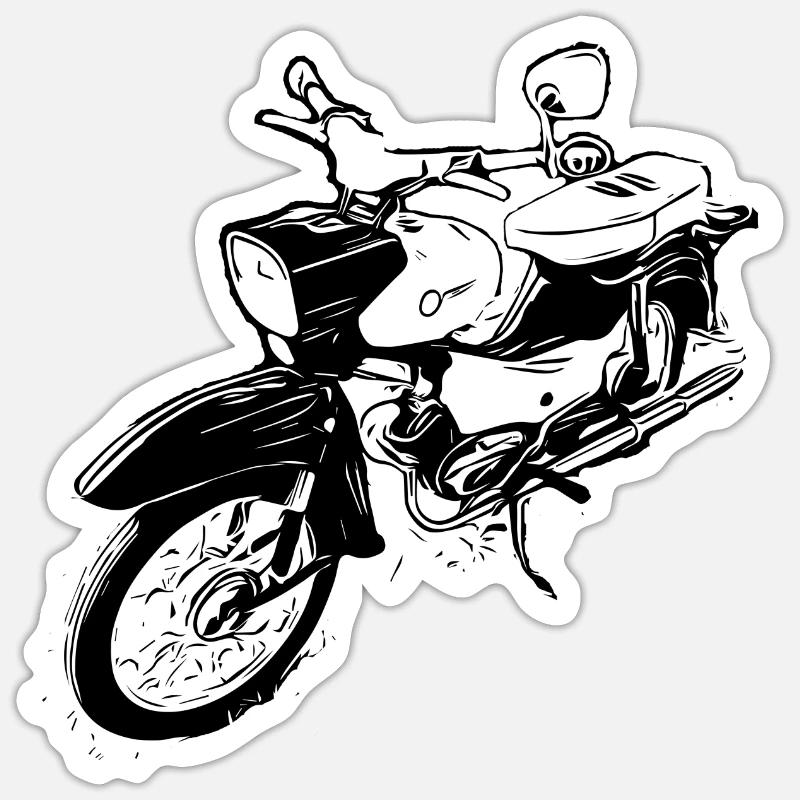 Simson Star Sticker Größe S (10 x 10 cm)