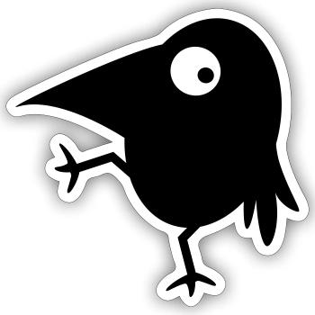 'lustige raben' Sticker jetzt online shoppen | Spreadshirt
