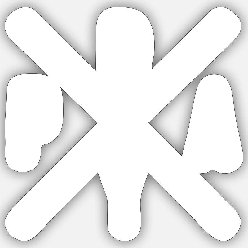 Sticker Größe S (10 x 10 cm) - 