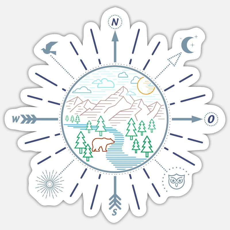 Sticker Größe S (10 x 10 cm) - 