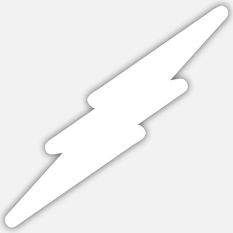 Lightning cool vector design bolt Sticker size S (10 x 10 cm)