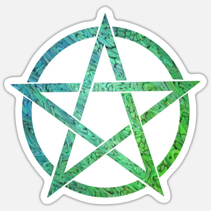 pentagram ebru 5 Sticker Größe S (10 x 10 cm)