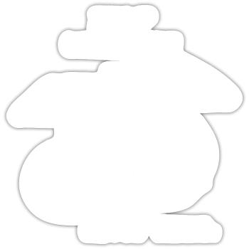 Warum ich ohne Akku fahre? - Sticker Größe S (10 x 10 cm) - Mattweiß - Vorne