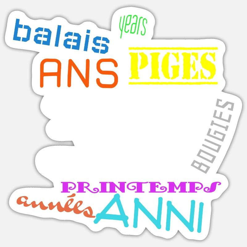 Sticker taille S (10 x 10 cm) - 