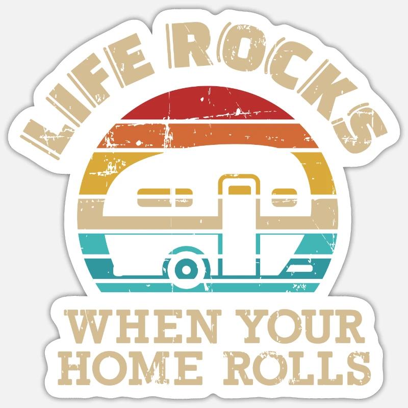 Caravan Sticker size S (10 x 10 cm)