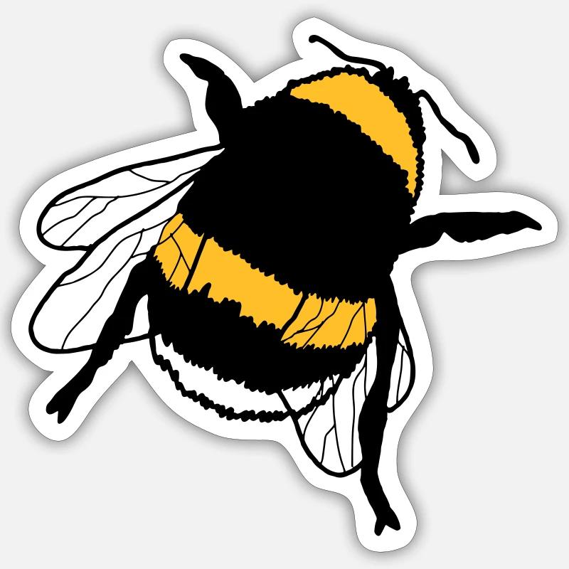 bourdon Sticker taille S (10 x 10 cm)