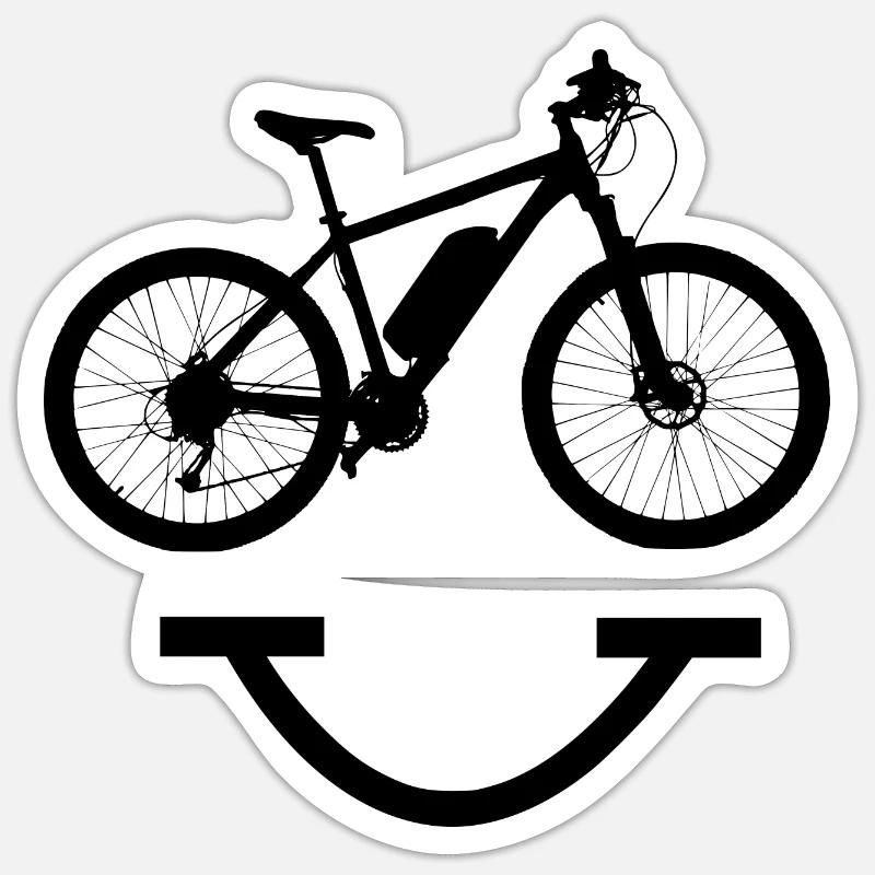 bicycle Sticker size S (10 x 10 cm)