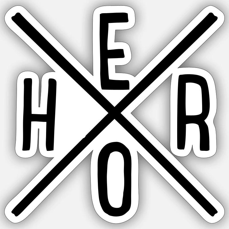 Sticker Größe S (10 x 10 cm) - 
