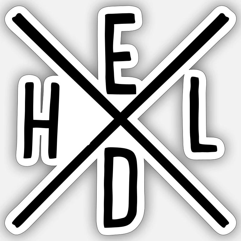 Sticker Größe S (10 x 10 cm) - 