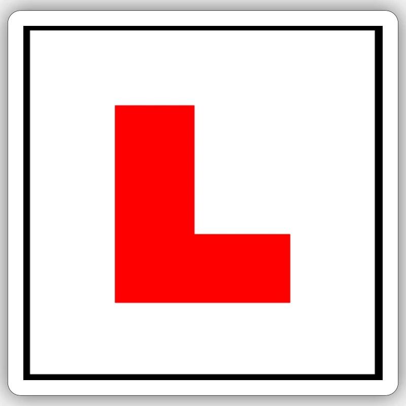 Learner Plate Sticker size S (10 x 10 cm)