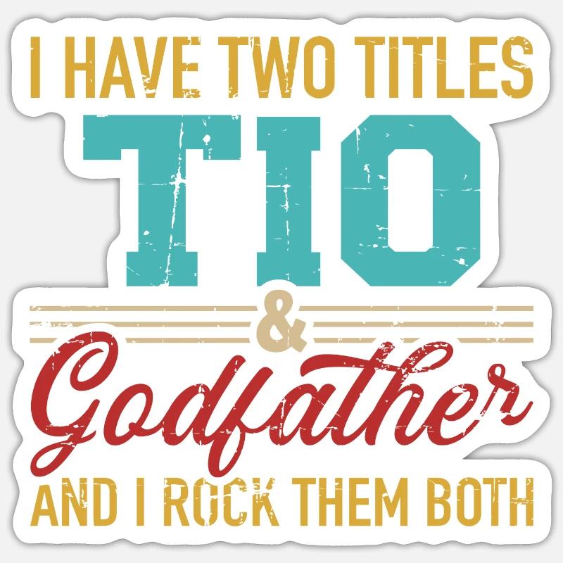 Parrain Sticker taille S (10 x 10 cm)