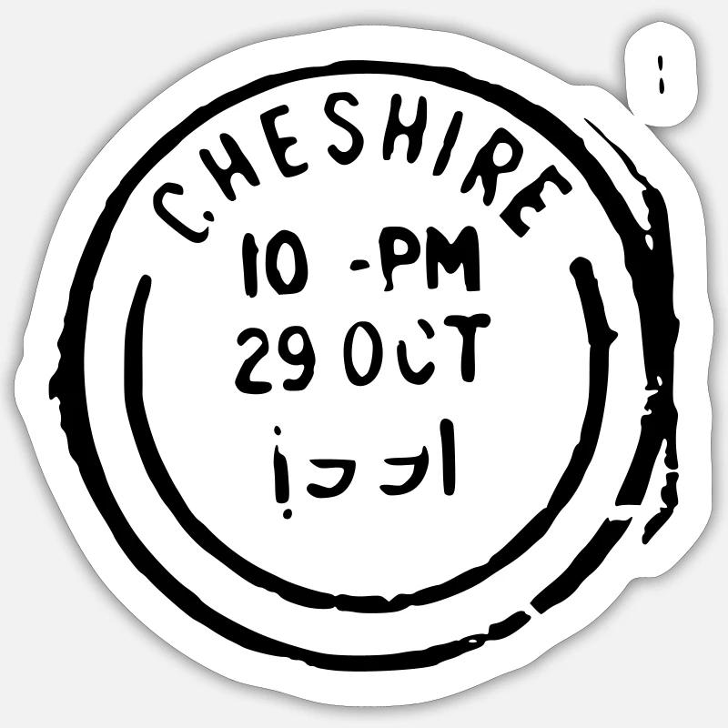 Idée cadeau post-cadeau - Sticker taille S (10 x 10 cm) - blanc mat