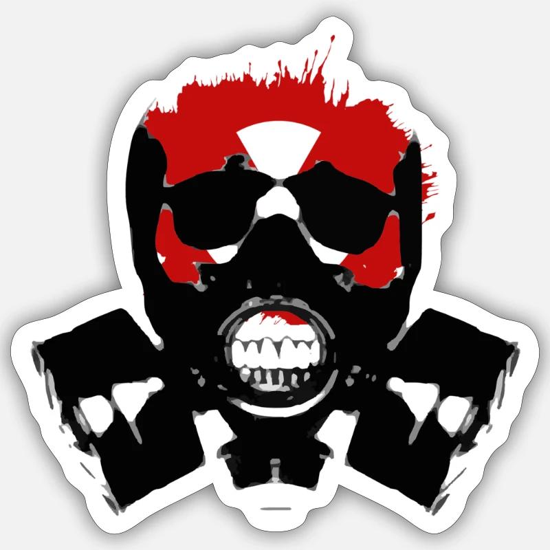 Madmax Apocalyptic - Sticker size S (10 x 10 cm) - white matte