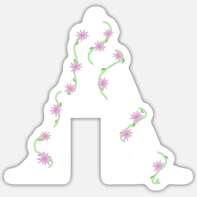 A - Sticker taille S (10 x 10 cm) - blanc mat