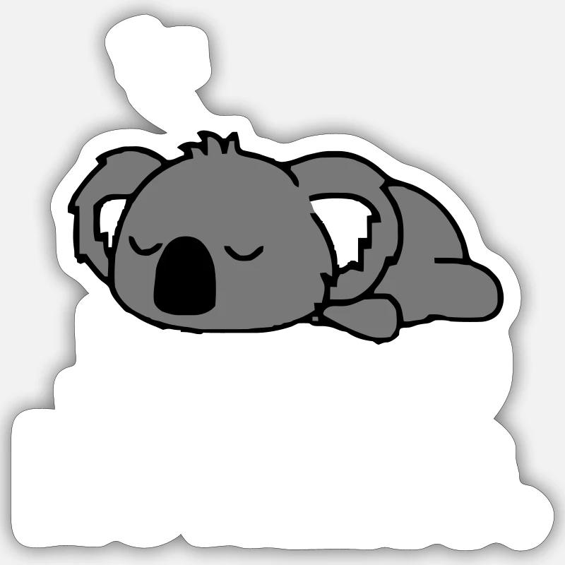 Just do nothing - Sticker size S (10 x 10 cm) - white matte