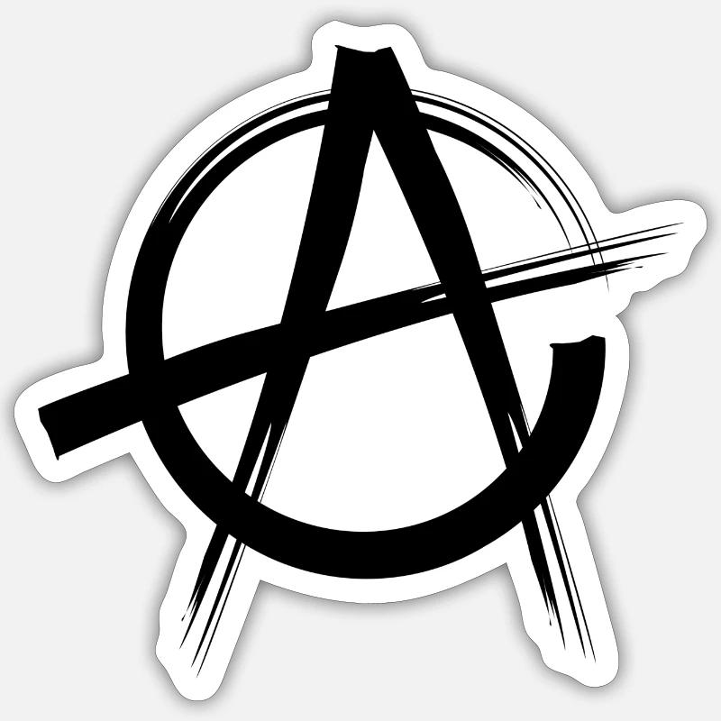 Anarchy Symbol Sticker size S (10 x 10 cm)