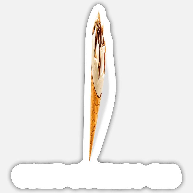 Ganz dünnes Eis Sticker Größe S (10 x 10 cm)