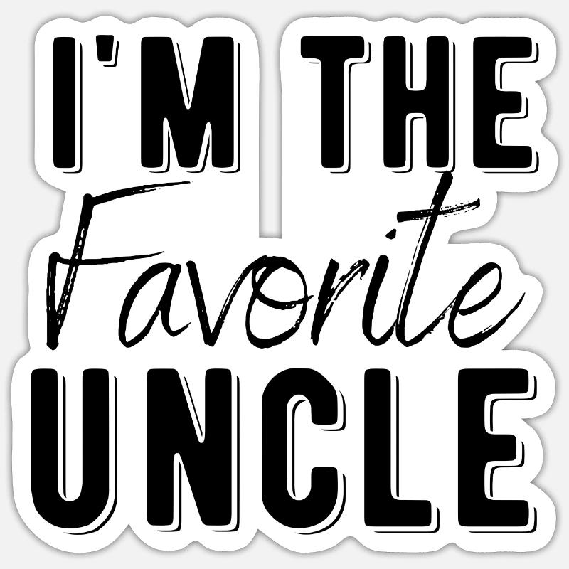 Uncle Sticker size S (10 x 10 cm)
