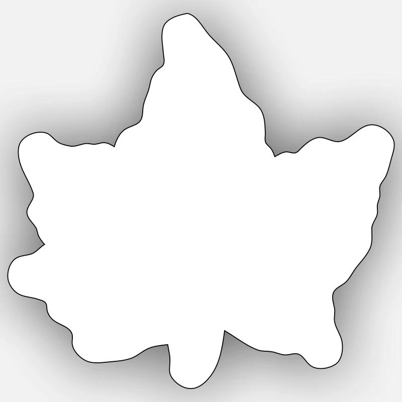 Canada Maple Flag - Sticker size S (10 x 10 cm) - white matte