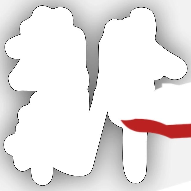 老外来了 Sticker Größe S (10 x 10 cm)