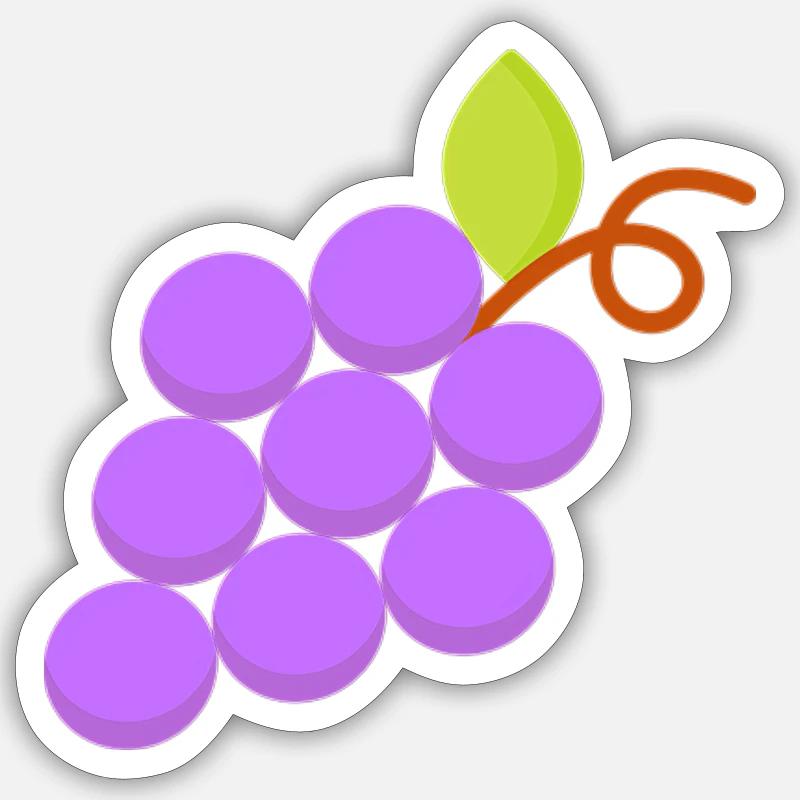 grape Sticker size S (10 x 10 cm)