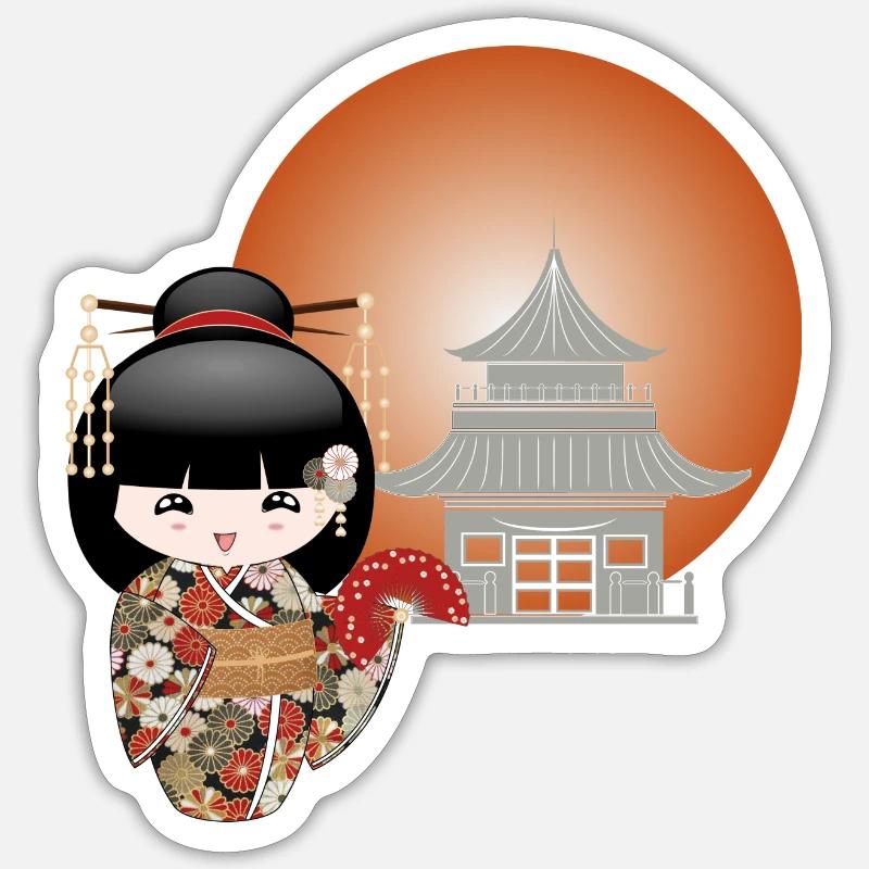 Sunset Sticker size S (10 x 10 cm)