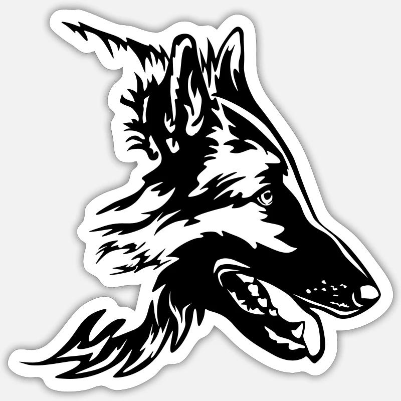 Sticker Größe S (10 x 10 cm) - 