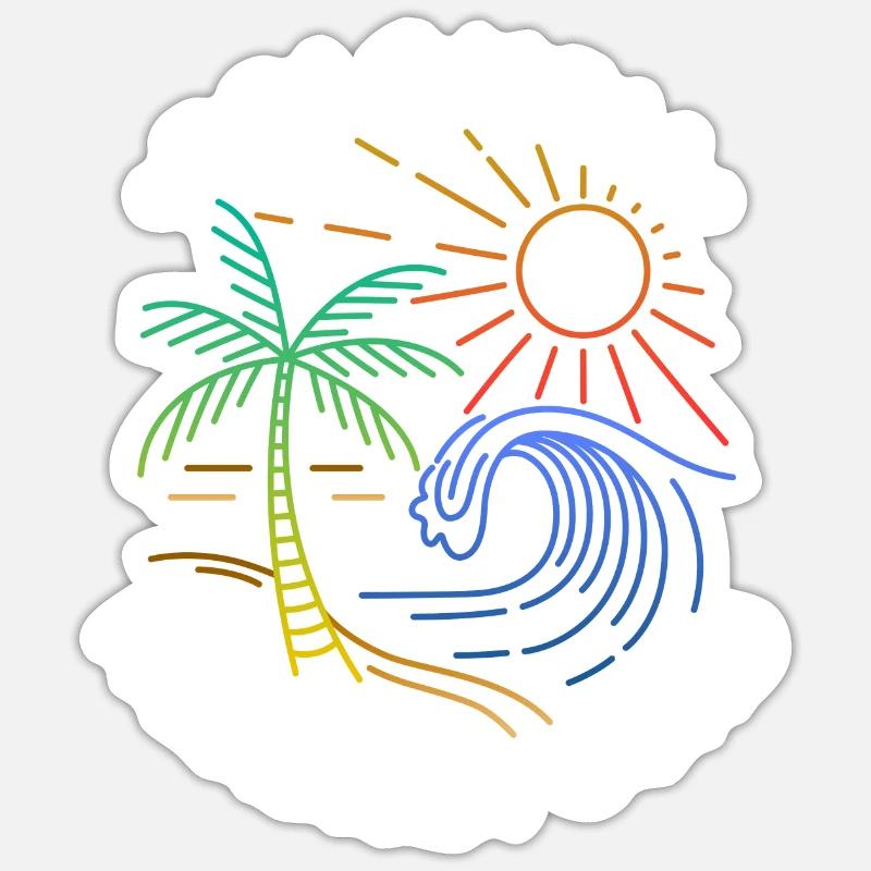 Sticker Größe S (10 x 10 cm) - 