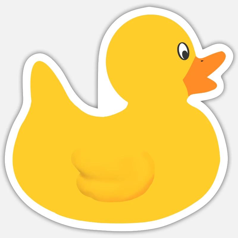 duck Sticker size S (10 x 10 cm)