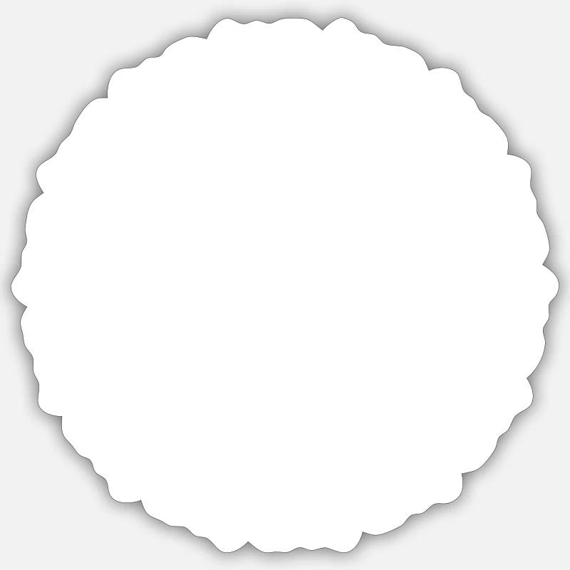 Sun circle Sticker taille S (10 x 10 cm)