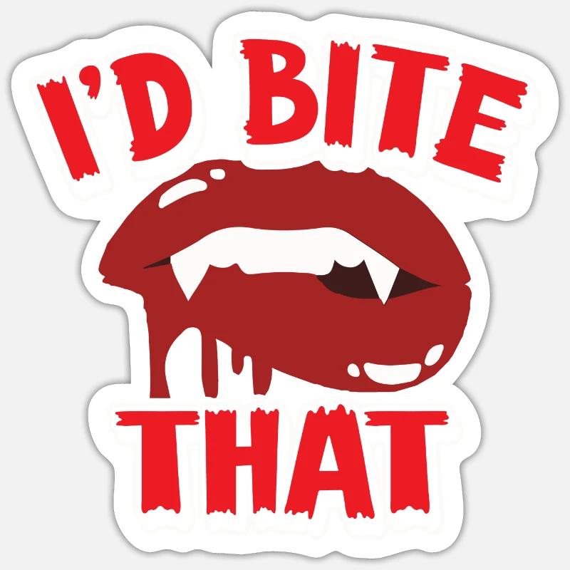 Vampire Vampire Bat Gothic Vamp Halloween Sticker size S (10 x 10 cm)