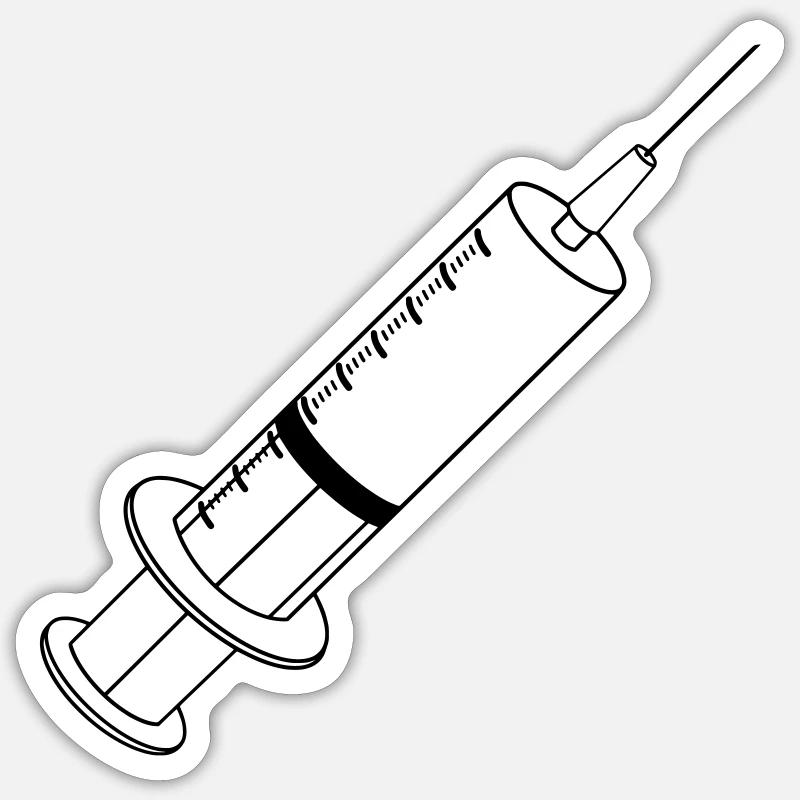 Corona Impfung Sticker Größe S (10 x 10 cm)