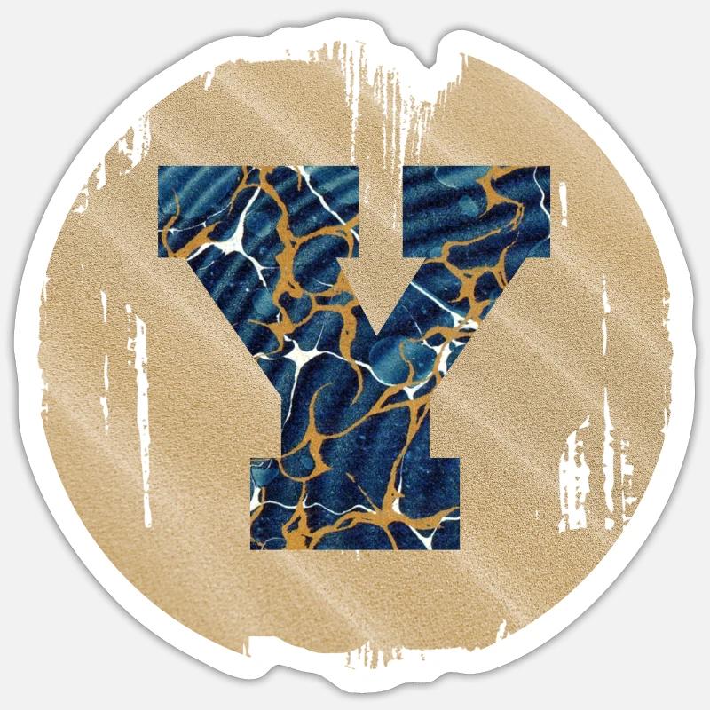 e 16 y - Sticker size S (10 x 10 cm) - white matte