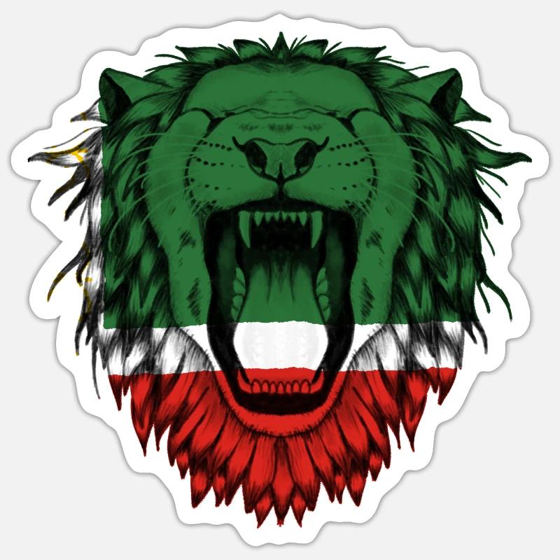 Chechnya - Sticker size S (10 x 10 cm) - white matte
