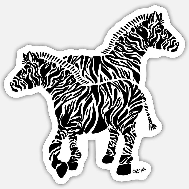 Sticker Größe S (10 x 10 cm) - 