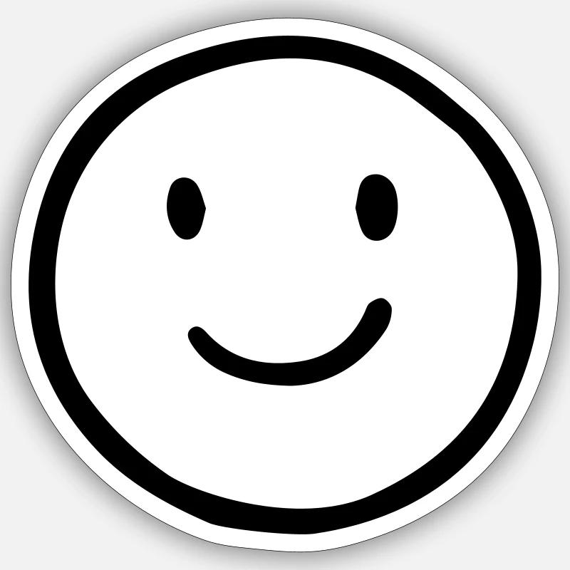 Smile Sticker size S (10 x 10 cm)